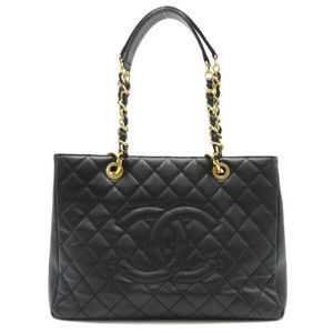 Chanel GST Tote Caviar Skin Black